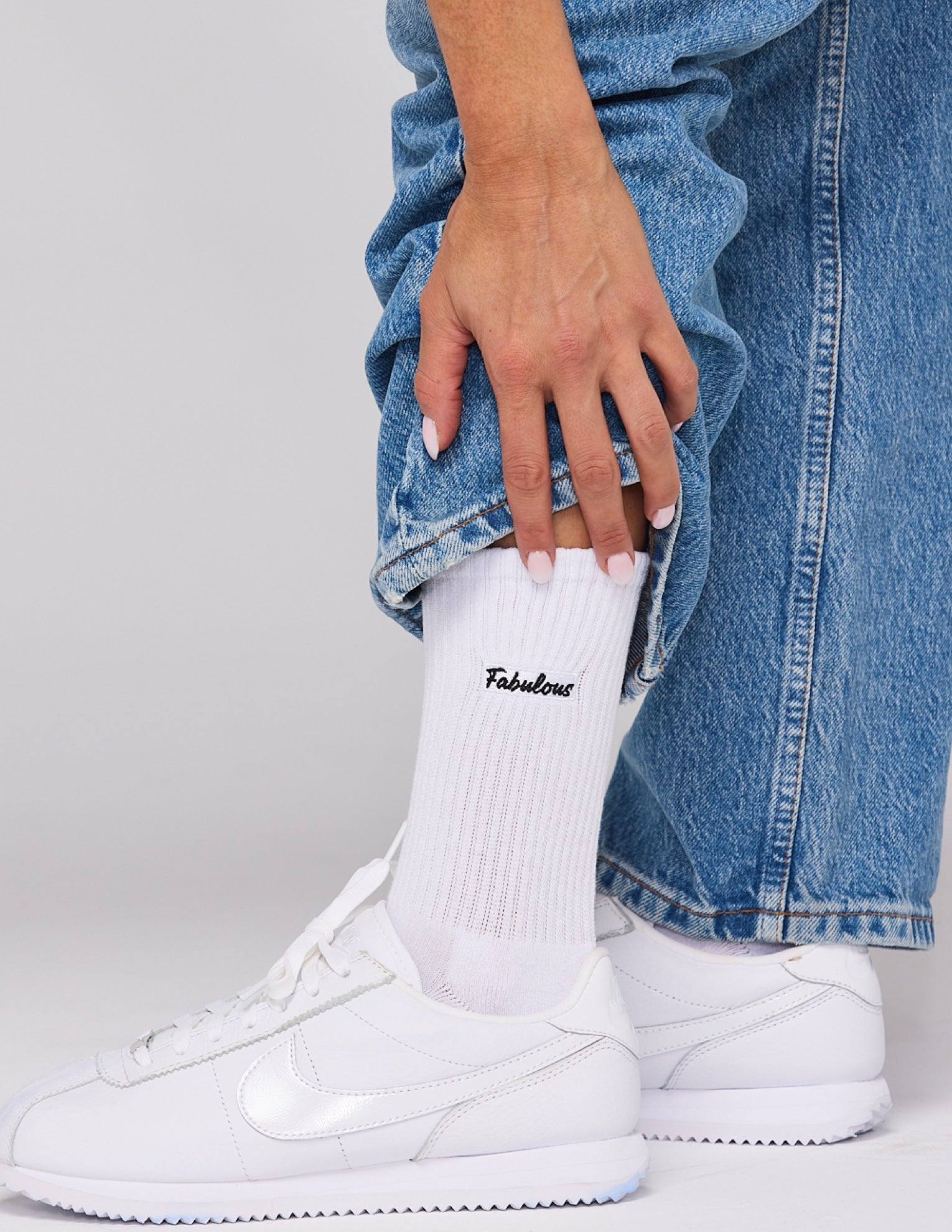 FABULOUS SOCKS WHITE